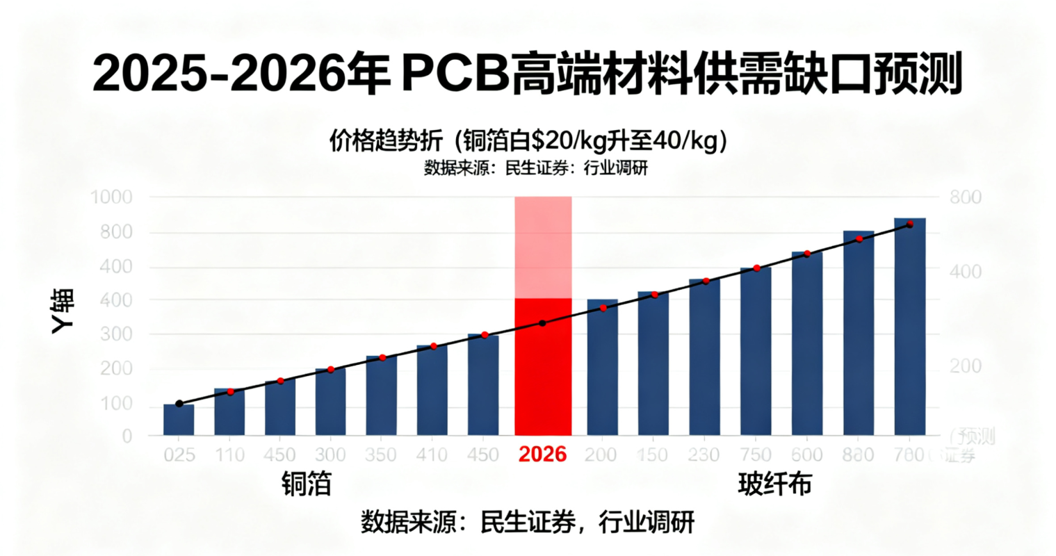 2025-2026年PCB高端材料供需缺口预测