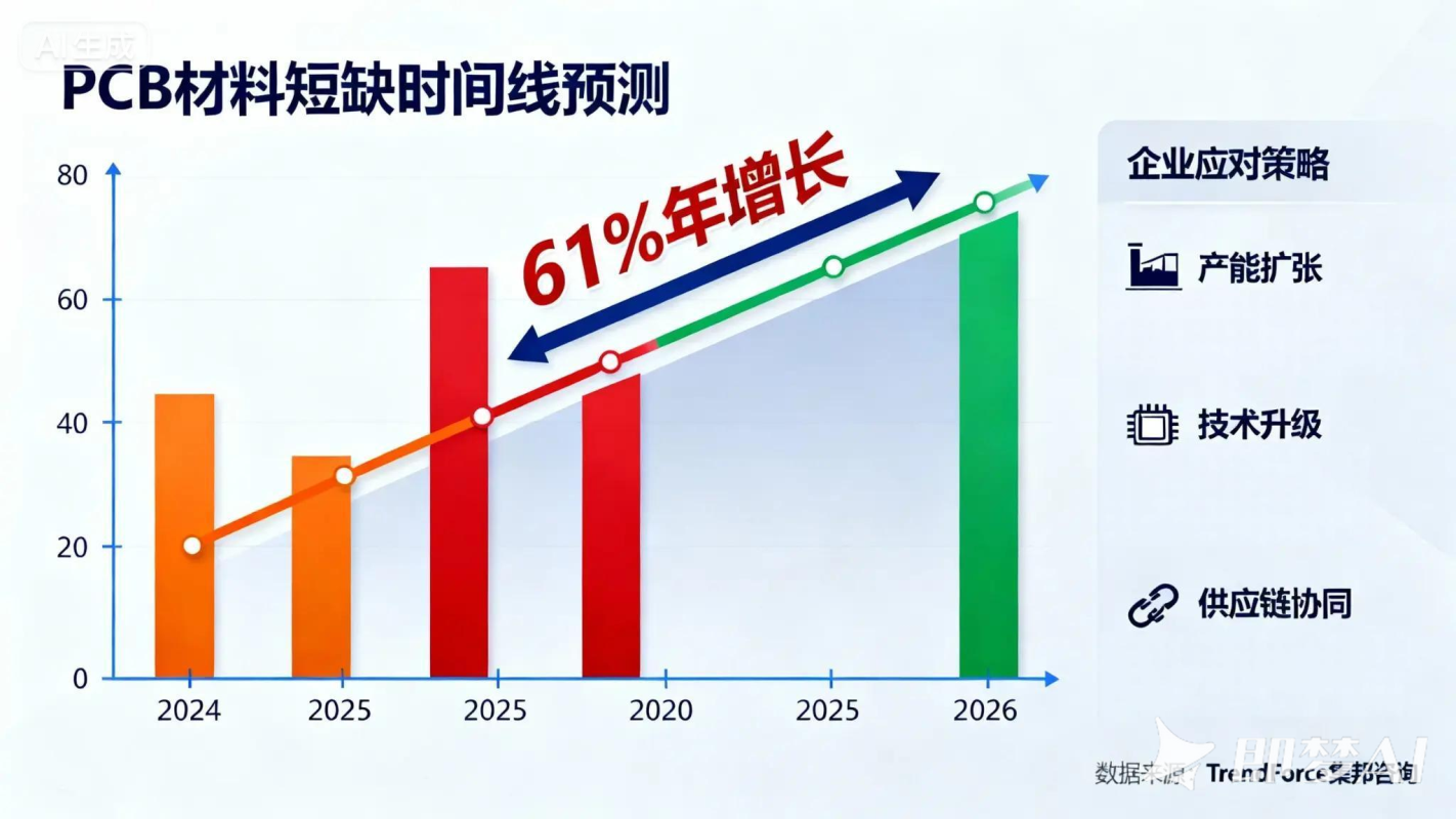 PCB材料短缺时间线预测