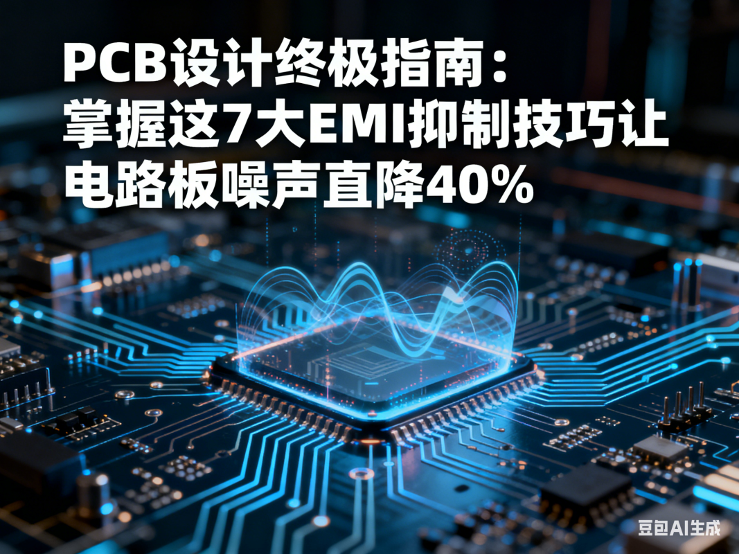 PCB设计终极指南：掌握这7大EMI抑制技巧让电路板噪声直降40%